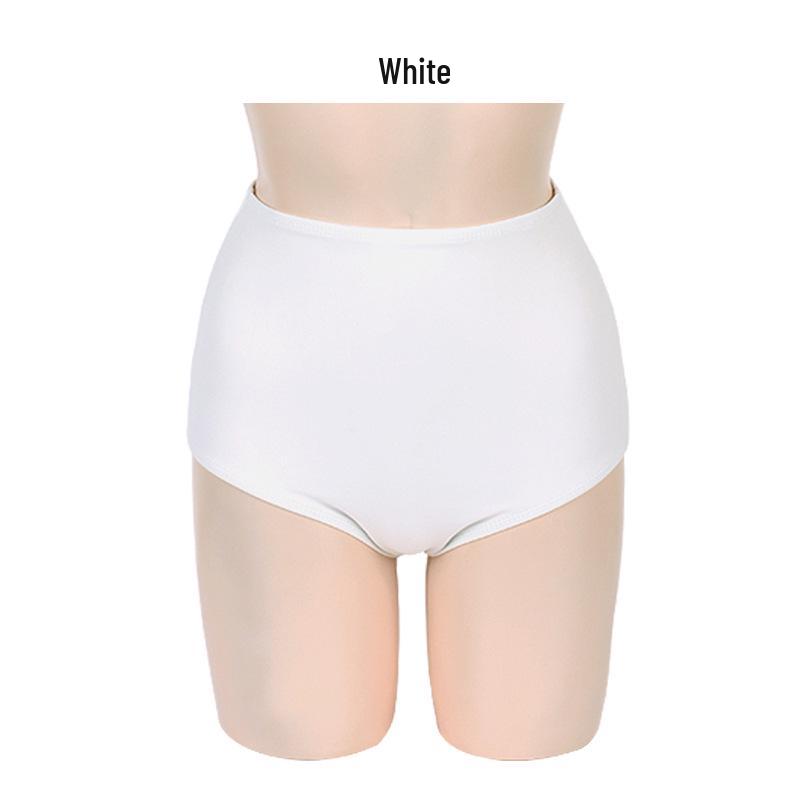 Women's High Waist Plus Size Boyleg Swim Shorts - Anti-Embarrassment Triangle Bikini Briefs