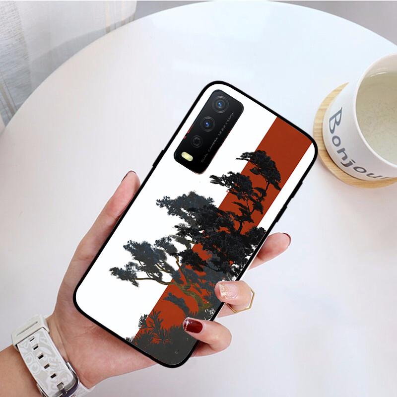 Чехол для телефона в японском самурайском стиле для VIVO Y31 Y21 Y70 Y21S Y20 Y72 1907 Y12 Y11S Y53S Y33S Y55 Y76 Y51 Y15S Y01 Funda