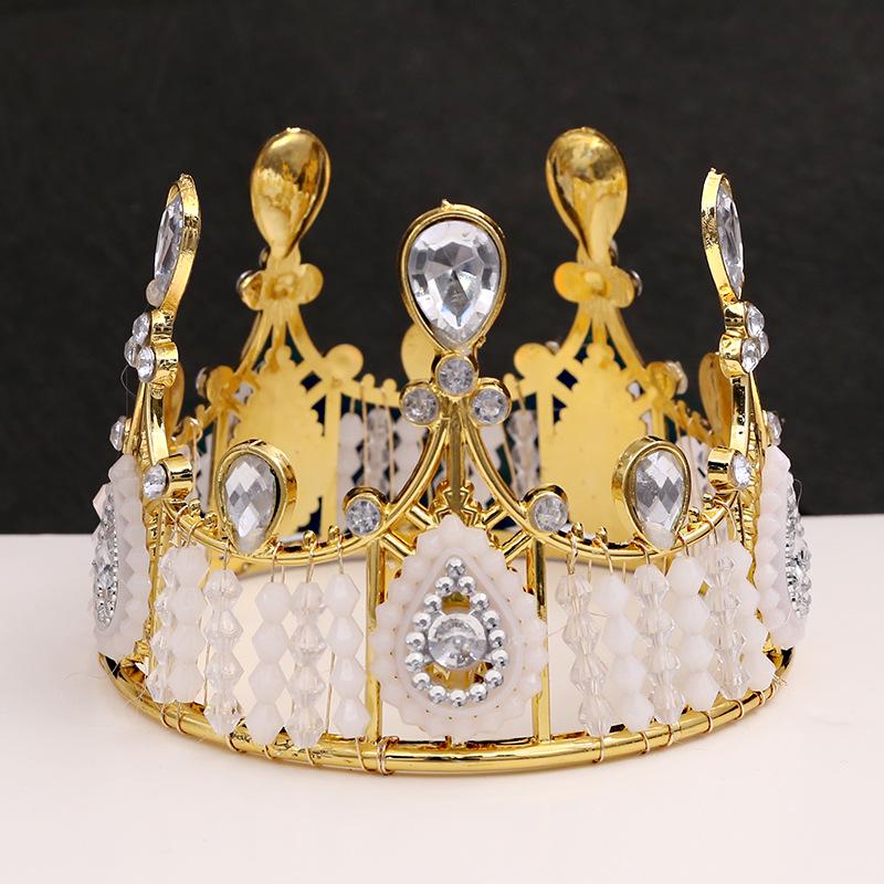 Винтажный топпер для торта Королевская корона - Недеформируемая пластиковая фигурка для дней рождения взрослых