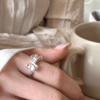 Трехмерное открытое кольцо-бант кольцо для темперамента кольцо на указательный палец тяжелой промышленности