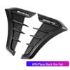Universal Shark Fin Side Air Outlet Hood Fender Sticker for Car Decoration.
