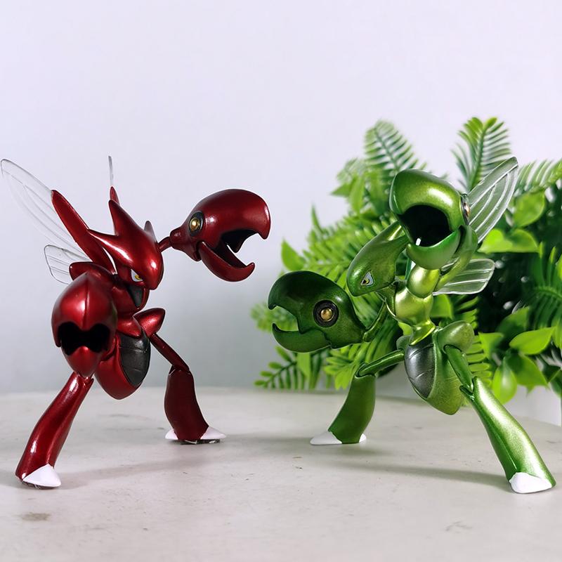 9 см Аниме Фигурка Покемона Скайзор Фигурка Действия ПВХ Коллекционная Модель Игрушки для Детей Мальчиков Подарки Настольное Украшение