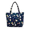 Ethnic Style Retro Print Shoulder Bag Large Capacity Splicing Knitting Tote Hand