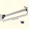 Pull-Out Clothes Storage Rod Adjustable Foldable Metal Hanging Rail for Wardrobes Space-Saving Organizer Drying Racks