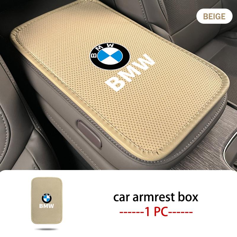 Leather Car Armrest Mat Center Console Protection Cushion Cover For BMW X3 X5 M5 M3 E46 E90 E60 F10 E39 F30 E36 G30 E87 E70 blhn58