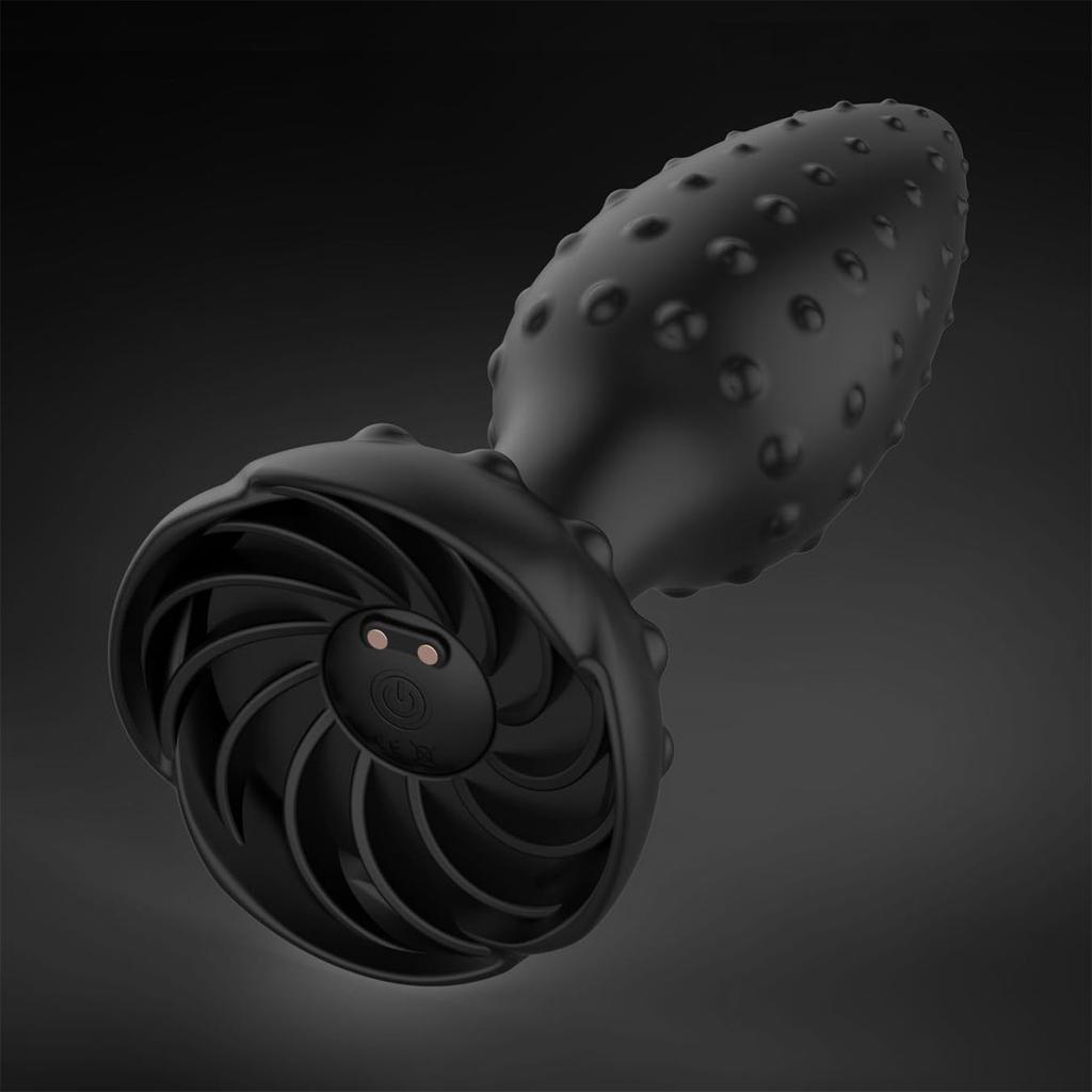 Anal Plug Sex Toys Male Anal Vibrator 10 Modes Vibrating Anal Butt Plug Dildo Bump Textured Prostat Massager Vibrators Adult Sex Toy for Men and Women