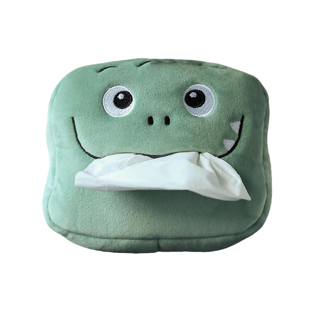 Cartoon Tissue Box Cute Short Plush Tissue Boxes Bracket Armrest Decorations Tissue Holder Car Car Back Car Box Auto N0o1
