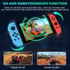 9 цветов JOY 02 Pad Controller RGB LED Switch LR Joypad для NS Switch/Lite/OLED Joycons Gamepad Joystick с двойной вибрацией