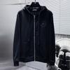 8632 CHROME HEARTS 2025 Новинка Весна и Осень Плюс Размер Тонкий Стиль Классический Стиль Логотип Молния Свитшот С Капюшоном Для Пар