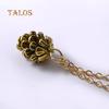 Vintage Women Cute Pine Cone Shape Pendant Thin Chain Necklace Jewelry Gift Accessories