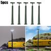 5Pcs Model Railway Lights Bonsai Decoration Layout