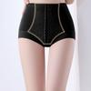 Трусы с высокой талией и контролем живота, из ледяного шелка, с эффектом лифтинга ягодиц, женское нижнее белье, утягивающее корректирующее белье