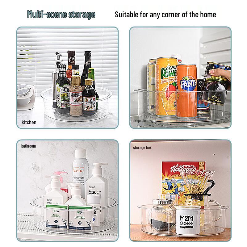 Transparent Multi-purpose Kitchen Storage Rack