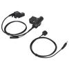 U94 PTT Adapter Durable Portable Military Intercom Headset Adapter for MOTOROLA XTS2500
