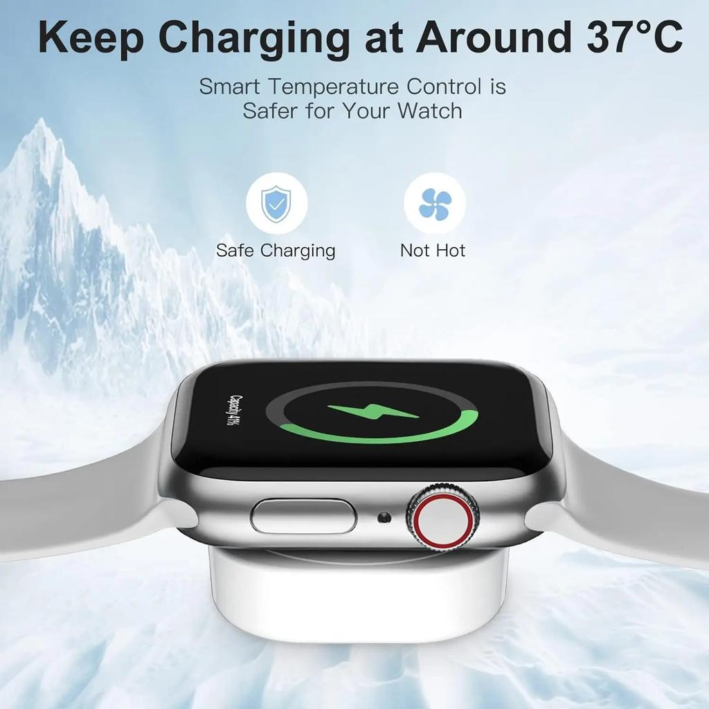 2024 Магнитное беспроводное USB-зарядное устройство для быстрой зарядки Apple Watch Ultra Series 9 8 7 6 SE Кабель Type C для зарядки iWatch Series 5 3 2