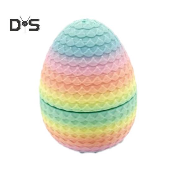 Яйцо таинственного дракона, красочное пасхальное яйцо дракона, напечатанное на 3D-принтере, подвижная шарнирная игрушка-дракон, пасхальная корзина, наполнители, подарки для любителей фэнтези