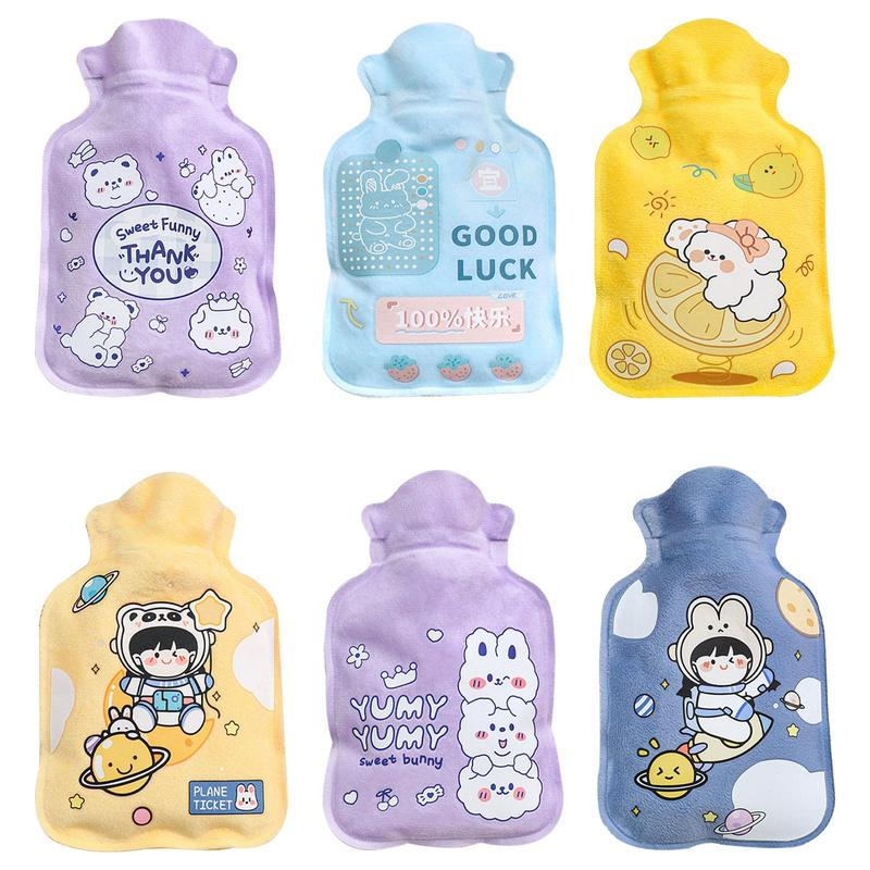 250 мл Грелка для горячей воды Милая грелка Зимняя грелка для рук и ног Грелка для горячей воды для менструальных болей Облегчение боли в шее и плечах