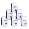 6Pcs Ultrasonic Pest Repeller Insect Bug Repeller Long Range Pest Control Device Multi-Function for Roach Rodent Mouse Bugs