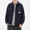 Мужская джинсовая куртка Hansca American Denim с широкими лацканами, мужская рубашка с несколькими карманами
