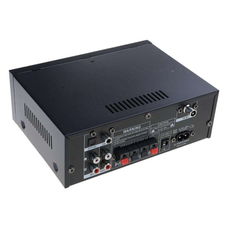 Высокомощный цифровой усилитель голоса 70 Вт x 2 с приемником и Bluetooth-совместимостью 5.0 для домашних акустических систем