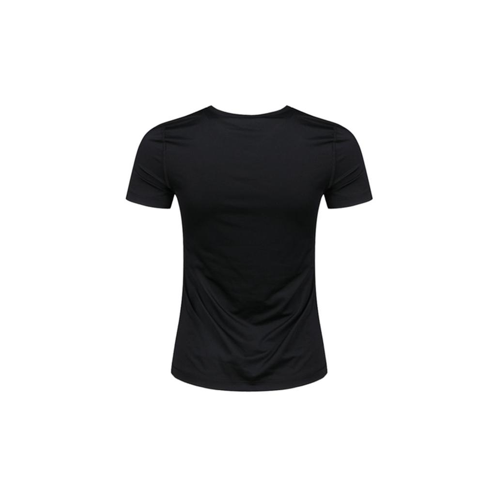 Nike Pro Mesh Dri-Fit Slim-Fit Breathable Quick-Dry Training Short-Sleeve T-Shirt Women Tops Black AO9952-010