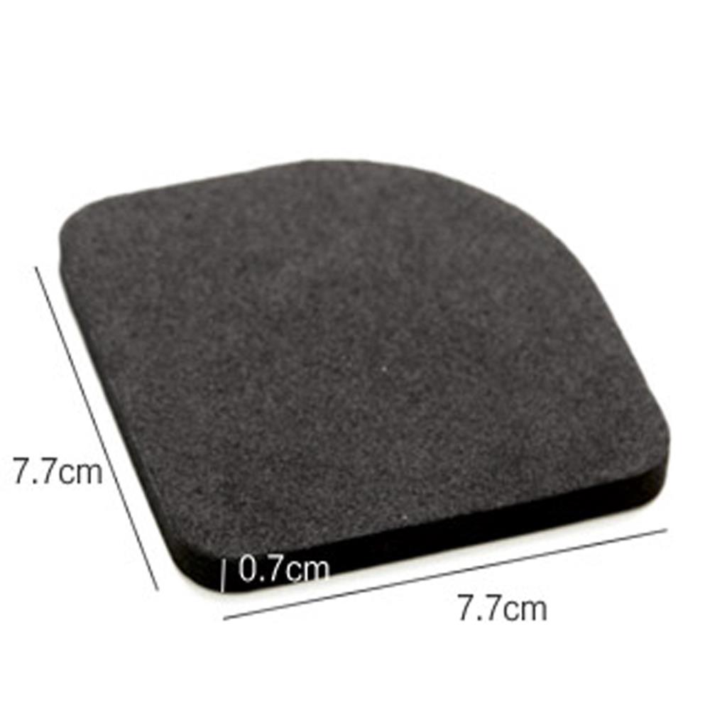 8PCs Black Household Home Supplies Non-slip Anti Vibration Mat Reduce Noises Tools Shock Mute Pads