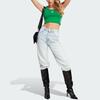adidas Оригинальная женская спортивная майка с тремя полосками и логотипом Spicy Girl Series, зеленая IK6586