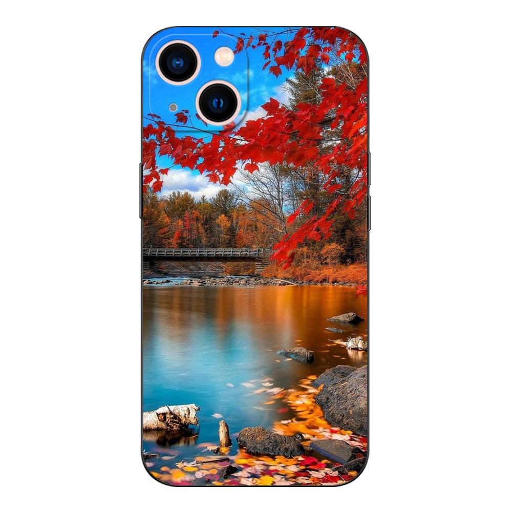 Черный чехол из ТПУ для Honor 8a Prime 8s 9 10X Lite 9A 9C 9X Premium Pro 9S Чехол с изображением горного природного пейзажа