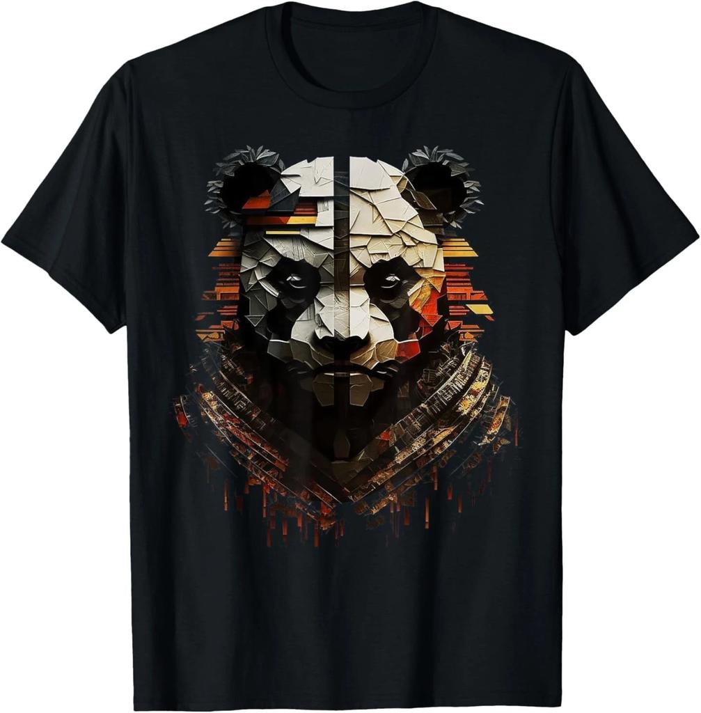 Panda Fantasy Animal Print Art Animal Lover Panda T-Shirt