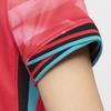 Nike Korea 2024 Stadium Home All Over Logo Print Crew Neck Casual Short Sleeve Football Shirt Women tops Red FJ4332-679