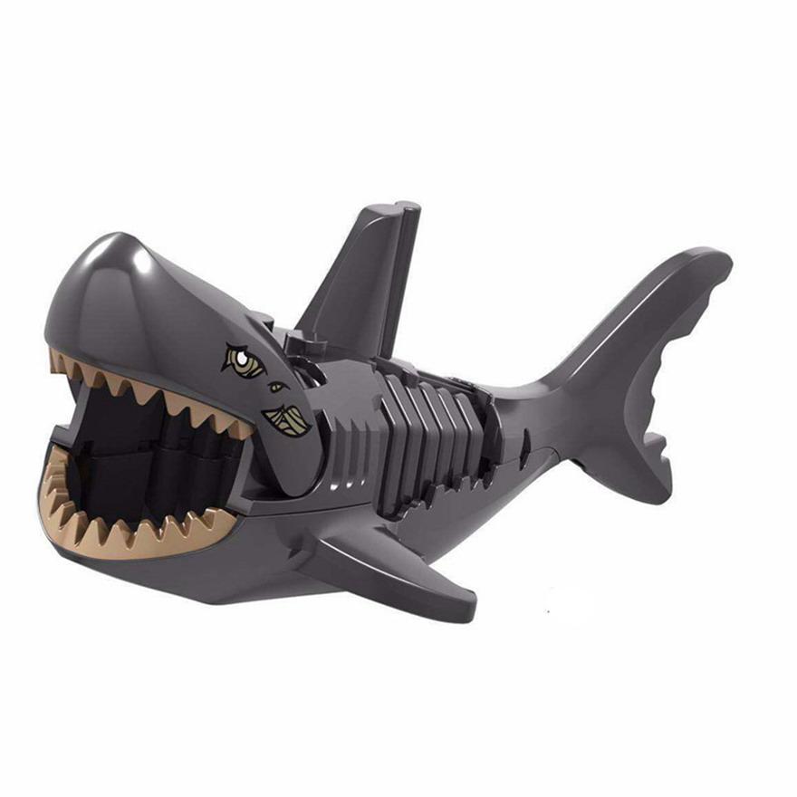 Приключение с животными Морского мира Мозазавр Плезиозавр Модель Акулы Конструктор Просвети Прототип Кирпичики Игрушки Для Детей