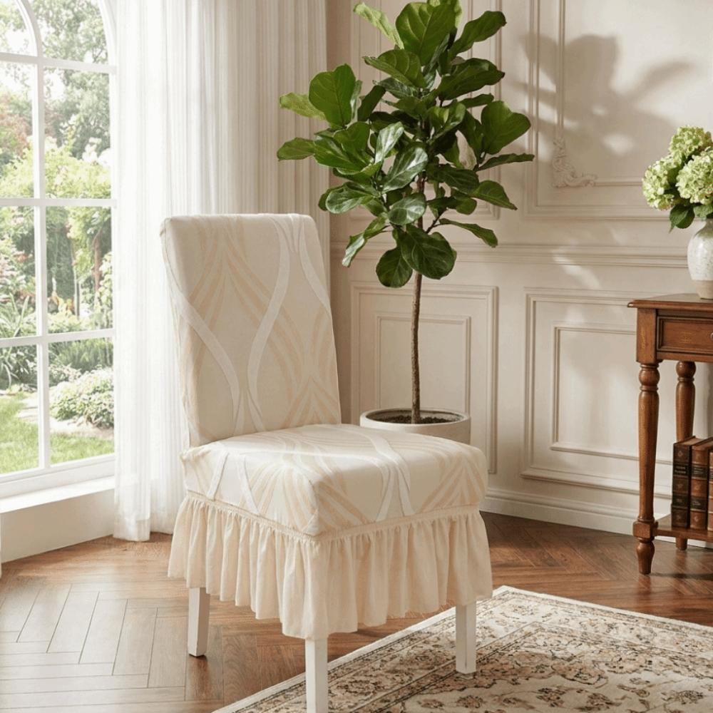 Wear-resistant Dining Chair Cover Non-slip Chair Slipcover Decorative Seat Cover Living Room