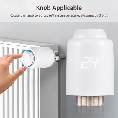 ZigBee термостатический радиаторный клапан, программируемый умный радиаторный термостат, управление через приложение, голосовое управление