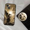 Чехол для телефона с Крестом Архангела Михаила Для iPhone 16,15,14,13,12,11,Pro,XS,Max,XR,Plus,E,SE4,Mini Черный Мягкий Чехол