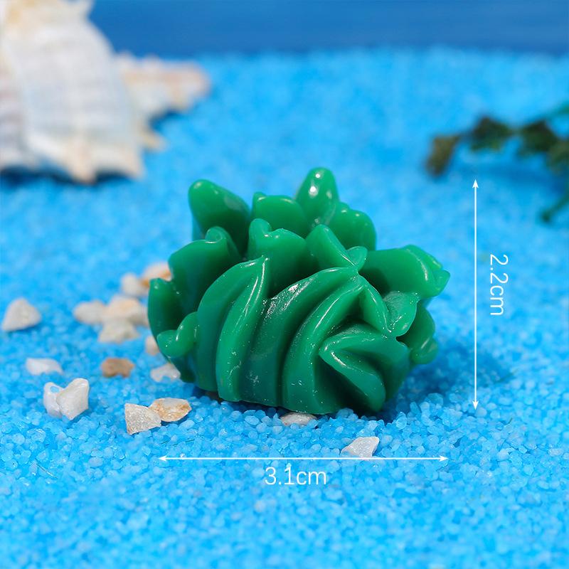 Мини-смоляные имитации кораллов и водорослей для аквариума, украшение для рукоделия, микроландшафт