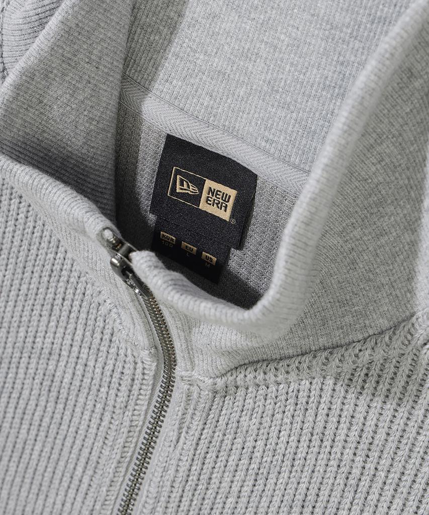 New Era [Black Label] Zip-Up Jacket Heather Grey 14954697