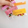 7Pcs Pill Organizer Storage Bag Set BPA Free Transparent Design Waterproof Reusable Self Sealing Medicine Bags