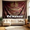 Custom Name Personalized Liverpool Football Club Print Tapestry, Wall Art Decor, Bedroom, Dorm, Apartment, LivingRoom, Party Backdrop, Gift for Birthd