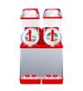 Commercial Multi-Cylinder Slush and Smoothie Machine for Cold Drinks and Juice