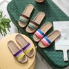 Linen Shoes, Slippers, Thick-soled Straw Sandals, Indoor