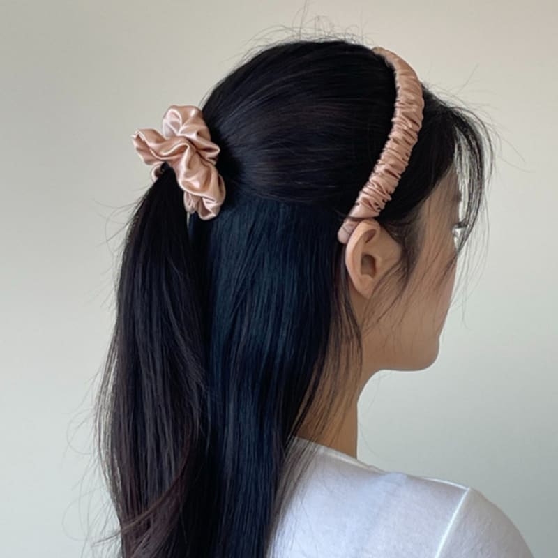 Повязка на голову Dwelly Premium из 100% шелка тутового дерева (6 цветов)