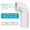 Flexible Hose Portable Ac Hose Connector Extra Long Pipe Air Conditioning Pipe  Exhaust Vent