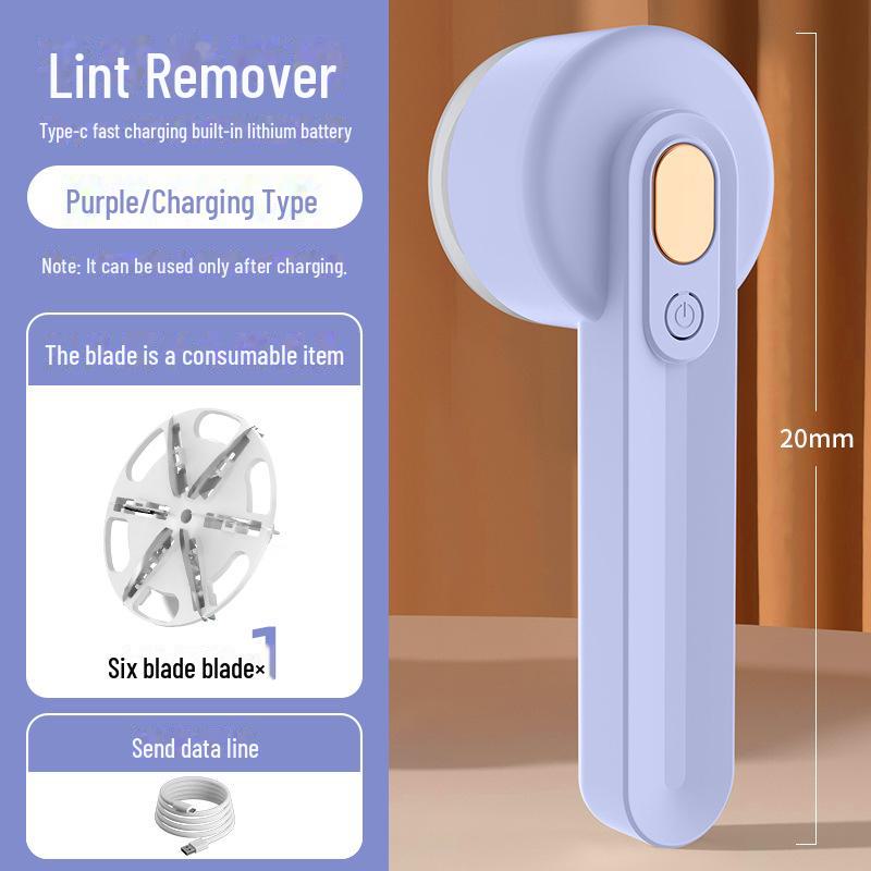 "Rechargeable Portable Sweater Shaver & Hair Ball Remover for Clothes"