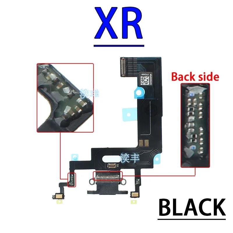 USB Port Charger Dock Connector Mic Cable for IPhone X Xr Xs Max 7 8 Plus Dock Charging Flex Module