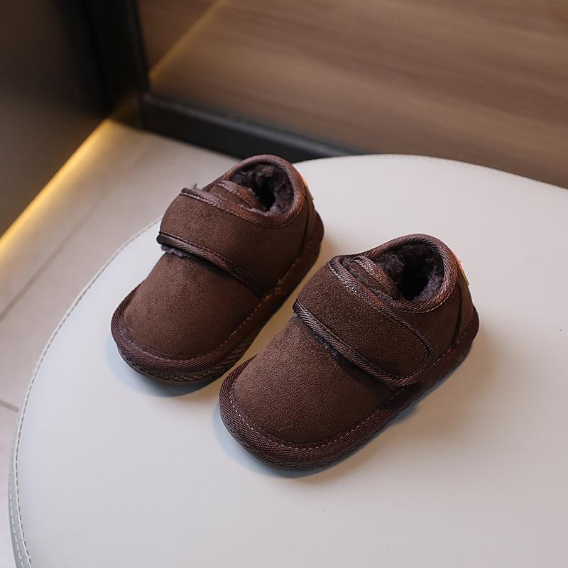 Children's cotton shoes, winter girls' snow boots, boys' fleece-lined cotton boots, winter girls' snow cotton shoes, winter shoes