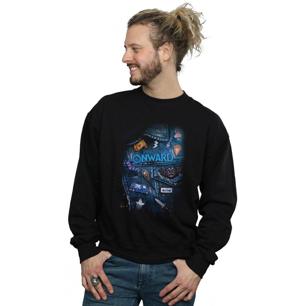 Disney Mens Onward Jacket Detail Sweatshirt