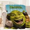 Мультяшное S-ShrekS Милое Забавное Одеяло Плюшевый Коврик для Дивана Напольный Коврик для Гостиной Теплый Офис Спальня День Рождения Дом Путешествия Детские Подарки