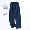Men and Women's Homewear Spring and Fall Sleeping Pants Couple Pants Thin Section Plaid Home Pants Casual Soft