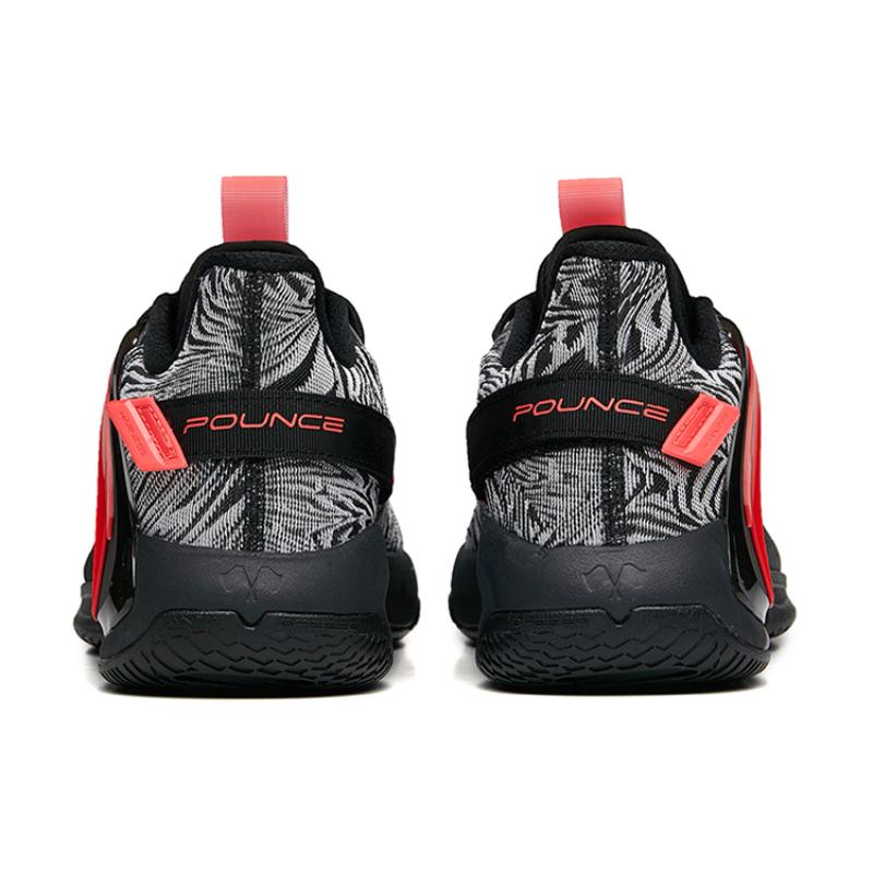 Anta Swoosh 2.0 Нескользящие износостойкие низкие баскетбольные кроссовки для выступлений Мужские Белые Черные Кроссовки 112231606-5