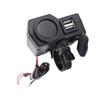 Motorcycle Charger Universal Dual USB Voltage Temperature Digital Display Charger for Electric